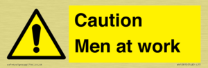 Caution Men at work